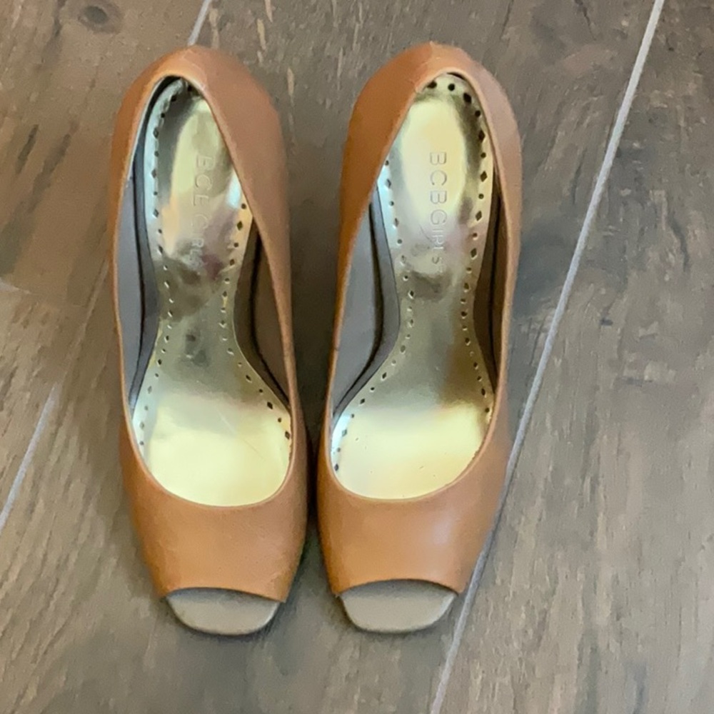 BCBGirls Peep Toe Heels